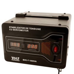 Stabilizatoare de tensiune, Stabilizator automat de tensiune cu servomotor 1000VA Volt Romania precizie 3% -3, dioda.ro