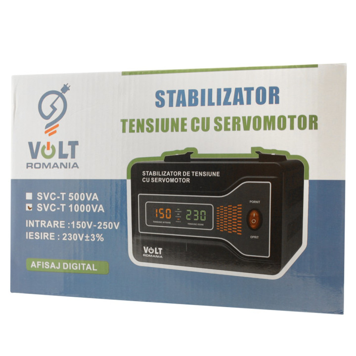Stabilizator automat de tensiune cu servo motor 1000VA