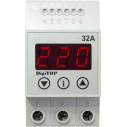 Relee Protectie Tensiune, Releu DigiTop protecție tensiune VP-32A -2, dioda.ro