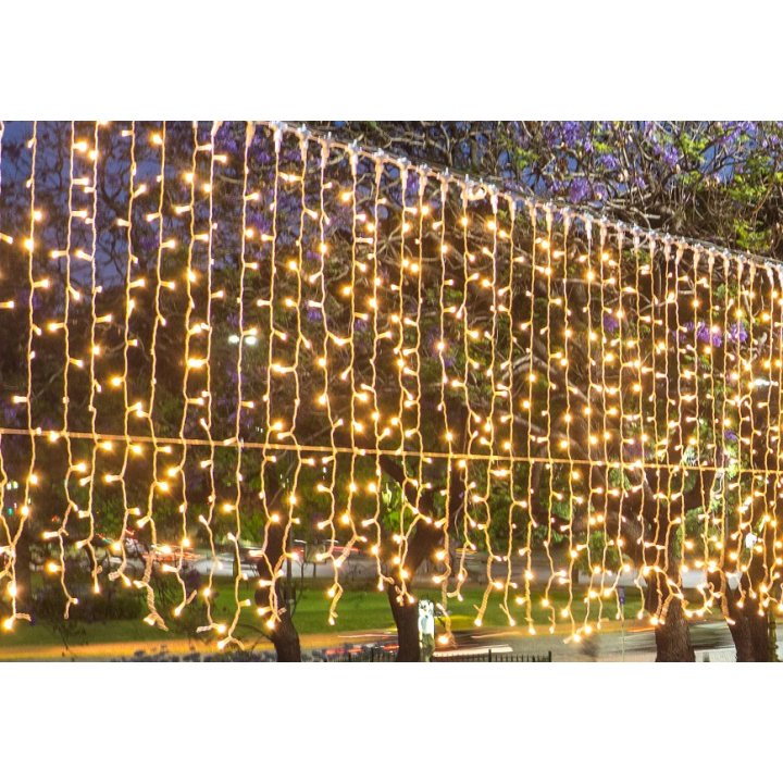 Instalatii sarbatori, Perdea Extensibila 204 LED 21.6W 6400K 4M -1, dioda.ro
