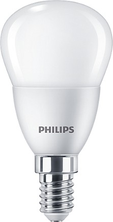 Bec LED sferic P45 5.5-40W E14 827, Corepro Philips