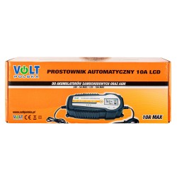 Resigilate, RECONDITIONAT Redresor încărcător automat 12-24V LCD 10A VOLT POLSKA -10, dioda.ro