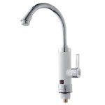 Robineti electrici incalzire apa calda instant, Robinet instant pentru incalzit apa cu termostat 3000W afisaj LED -1, dioda.ro