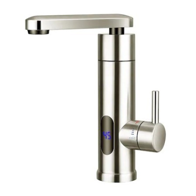 Robineti electrici incalzire apa calda instant, Robinet instant pentru incalzit apa - din Inox cu termostat 3000W -1, dioda.ro