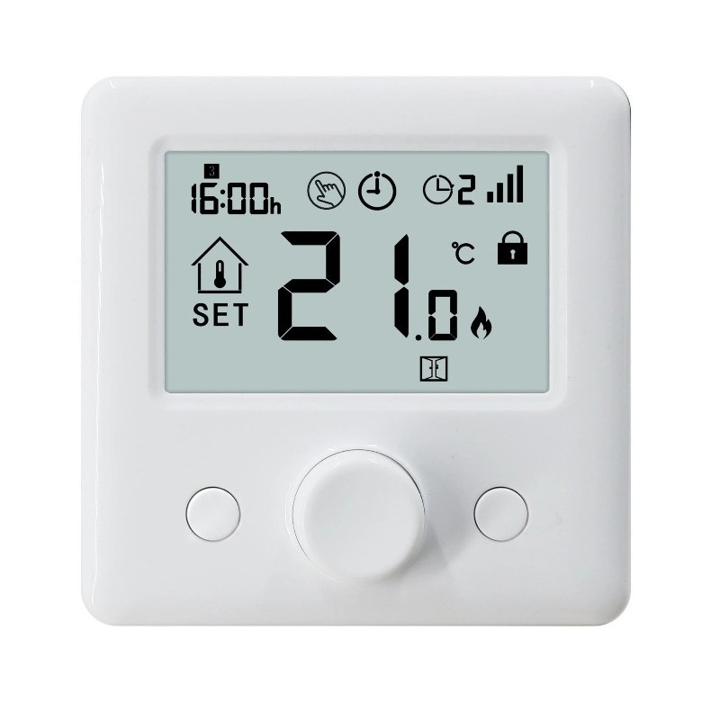 Electrice, Termostat ambient centrala termica / incalzire in pardoseala TW-15-P wireless -19, dioda.ro