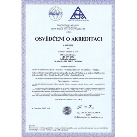 Calibrare UNI-T UT502A