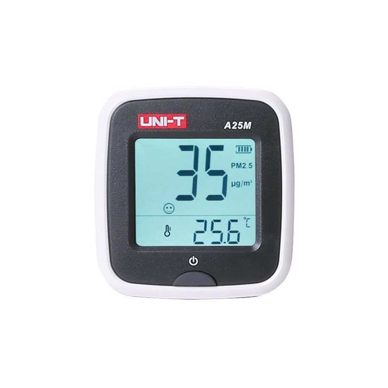 Masurare valori NonElectrice, Aparatul masoara concentratia particulelor de praf PM2.5 UNI-T A25M -1, dioda.ro