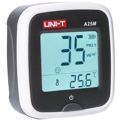 Masurare valori NonElectrice, Aparatul masoara concentratia particulelor de praf PM2.5 UNI-T A25M -2, dioda.ro
