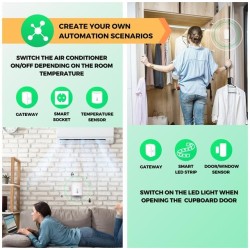Smart Home, Gateway inteligent NOUS E1 ZigBee/WiFi Tuya -6, dioda.ro