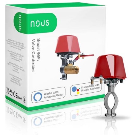 Unități de control SMART, Închidere robinet motorizat inteligent NOUS L3 WiFi Tuya -1, dioda.ro