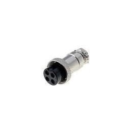 Conectori, Mufă pentru microfoane mamă PIN:4 pe cablu drept MIC324 -1, dioda.ro