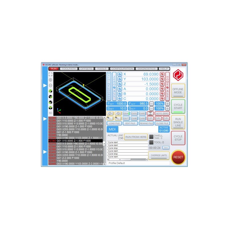 SoftWare, UCCNC software licence -1, dioda.ro
