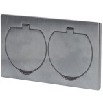 Prize, comutatoare, Priză dublă SOLIGHT 5B321 -1, dioda.ro