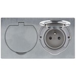 Prize, comutatoare, Priză dublă SOLIGHT 5B321 -1, dioda.ro