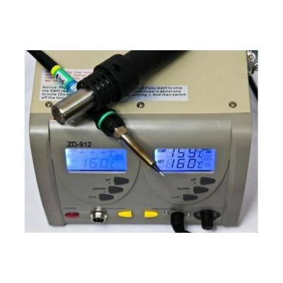 Staţii cu aer cald, Staţie de service letcon si aer cald ZD-912 LUT0062 -4, dioda.ro