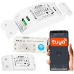 Unități de control SMART, Comutator de iluminat inteligent BLOW 1 canal WiFi Tuya -1, dioda.ro