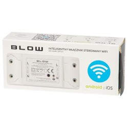 Unități de control SMART, Comutator de iluminat inteligent BLOW 1 canal WiFi Tuya -3, dioda.ro