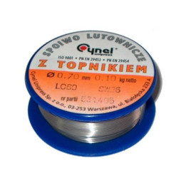 Fludor Cositor Pasta Flux, FLUDOR 0.7MM ROLA 100GR CYNEL LUT0005-100 -1, dioda.ro
