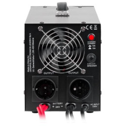 Surse de rezervă, Alimentare de rezervă KEMOT PROsinus-1500/24 1050W 24V Negru -3, dioda.ro