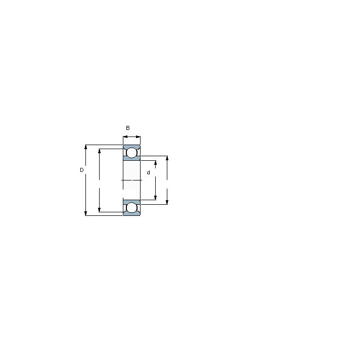 Set 10 bucati Rulment 607-2RS d-7 mm, D-19 mm, B-6 mm