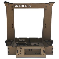 LaserCut Frames, Prusa i3, 3D Printer, Graber i3 laser cut MDF GraberI3-MDF -2, dioda.ro
