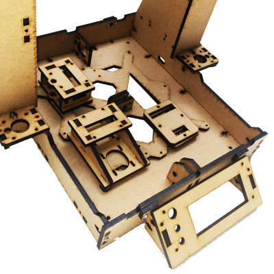 LaserCut Frames, Prusa i3, 3D Printer, Graber i3 laser cut MDF GraberI3-MDF -3, dioda.ro