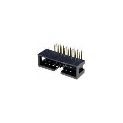 Conectori, Soclu IDC tată PIN:16 în unghi 90° THT aurit 2,54mm ZL231-16KG -1, dioda.ro