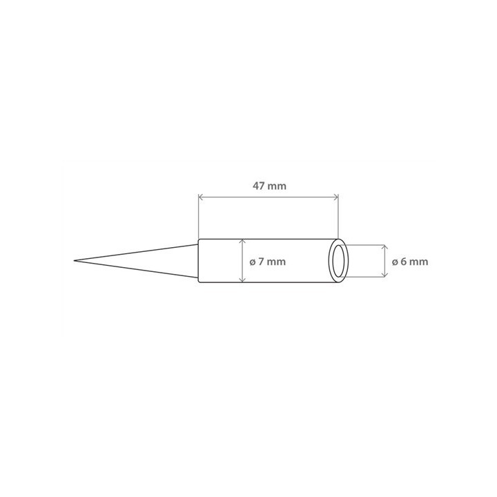 Vârfuri, rezistente, letconuri, duze aer cald, Soldering iron tip N1-26 avg.0.4mm  (ZD-929C,ZD-931) N1-26_0.4mm -4, dioda.ro