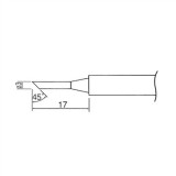 Vârfuri, rezistente, letconuri, duze aer cald, Soldering iron tip N1-36 avg.3.0mm  (ZD-929C,ZD-931) N1-36_3.0mm -3, dioda.ro