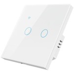 Smart Home, Comutator de iluminat inteligent NOUS LZ2 ZigBee Tuya cu 2 butoane -2, dioda.ro