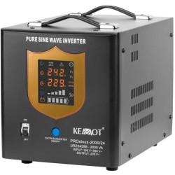 Surse de rezervă, Alimentare de rezervă KEMOT PROsinus-2000/24 1400W 24V Negru -1, dioda.ro