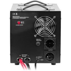 Surse de rezervă, Alimentare de rezervă KEMOT PROsinus-2000/24 1400W 24V Negru -3, dioda.ro