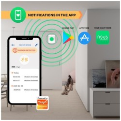 Smart Home, Detector inteligent de mișcare NOUS E2 ZigBee Tuya -8, dioda.ro