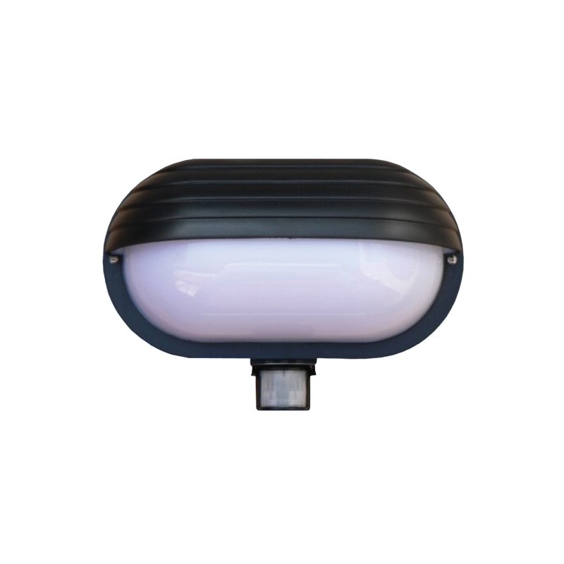 Lampă cu senzor de mișcare Oval PIR-Micro Negru L-OVAL-PIR-Micro-Negru