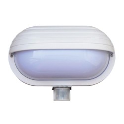 Lampi Iluminare, Lampă cu senzor de mișcare Oval PIR-Micro Alb L-OVAL-PIR-Micro-Alb -1, dioda.ro
