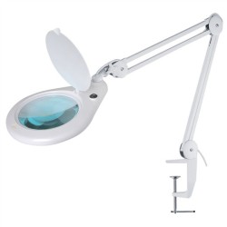 5 Dioptrii 178mm Lampă de birou cu lupa 5diop. (diametru 178mm) si iluminare cu LED-uri (108X) L-5DP-LED-108-R-MM178