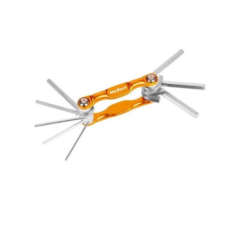 Biti cu fante, Set prize hexagonale REBEL RB-1106 8buc -1, dioda.ro