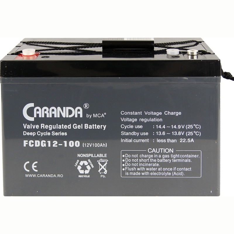 Acumulator 12V 100Ah Deep Cycle GEL FCDG12-100 Acumulatori Baterii, Acumulator 12V 100Ah Deep Cycle GEL FCDG12-100 -2, dioda.ro