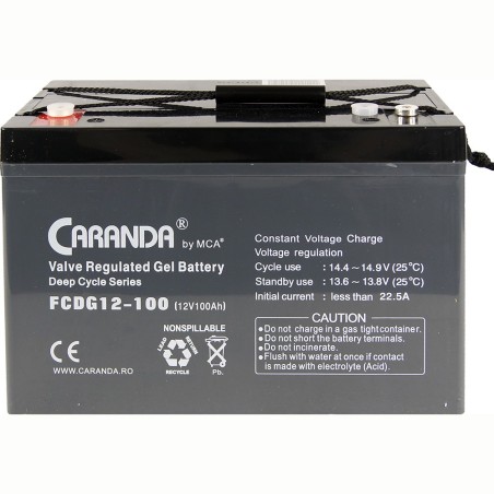 Acumulatori Baterii, Acumulator 12V 100Ah Deep Cycle GEL FCDG12-100 -2, dioda.ro