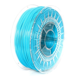 Filament, Filament: PLA albastru azur 1kg 195°C ±0,05mm 1,75mm DEV-PLA-1.75-BL -3, dioda.ro