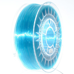 Filament, Filament PETG albastru azur transparent 1kg ±0,5% 1,75mm DEV-PETG-1.75-BLT -1, dioda.ro