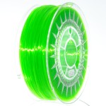 Filament PETG verde stralucitor transparent 1kg ±0,5% 1,75mm DEV-PETG-1.75-BGT