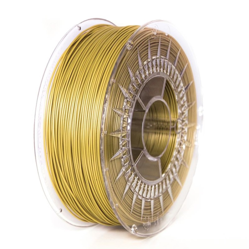 Filament, Filament: ABS+  aurie  1kg  235-255°C  ±0,5%  1,75mm DEV-ABS+1.75-GOL -1, dioda.ro