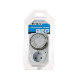 Electrice, Strohm Priza prog. mec. int. 3500W, 24H/16A/15 min -1, dioda.ro