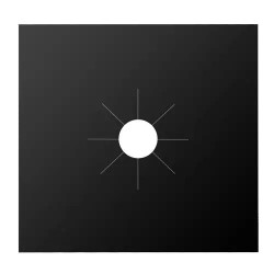 Casa Gradina, Set 4 bucati folie din teflon pentru aragaz sau plita, reutilizabile, 27 x 27 cm, negru. Ruhy 19176 -3, dioda.ro