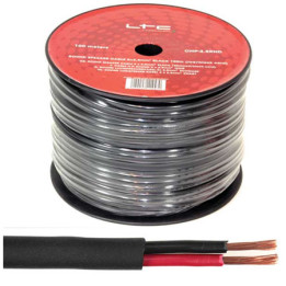 Interne, CABLU DIFUZOR ROTUND 2X2.5MM 100M NEGRU -1, dioda.ro