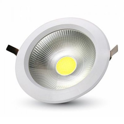 Interne, SPOT LED 10W 6000K ALB RECE -1, dioda.ro