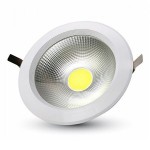SPOT LED 10W 6000K ALB RECE Interne, SPOT LED 10W 6000K ALB RECE -1, dioda.ro