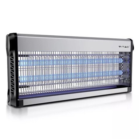 Repelenti dispozitive alungatoare dăunători, insecte și rozătoare, APARAT ANTI-INSECTE CU LUMINA UV 2X20W -1, dioda.ro
