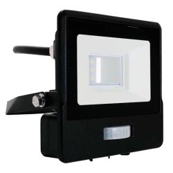 Proiectoare LED, Proiector LED SMD 10W 6400K IP65 CU SENZOR MISCARE - NEGRU -2, dioda.ro